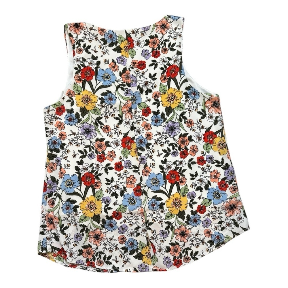 Ophelia Roe Floral Sleeveless Top - Multicolor - Picture 3 of 7